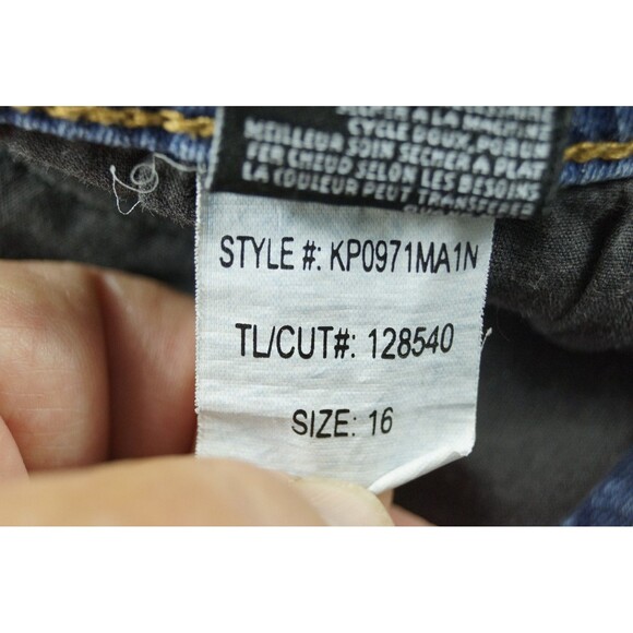 KUT~ From The Kloth Women's Jeans Size 16 Blue Stretch Denim 5-Pocket - Picture 7 of 16